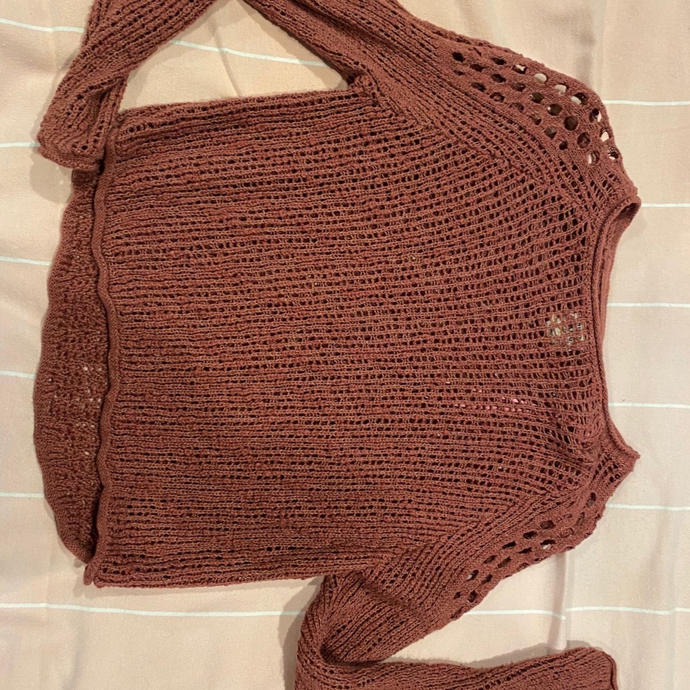 BillaBong Cropped Sweater Pink